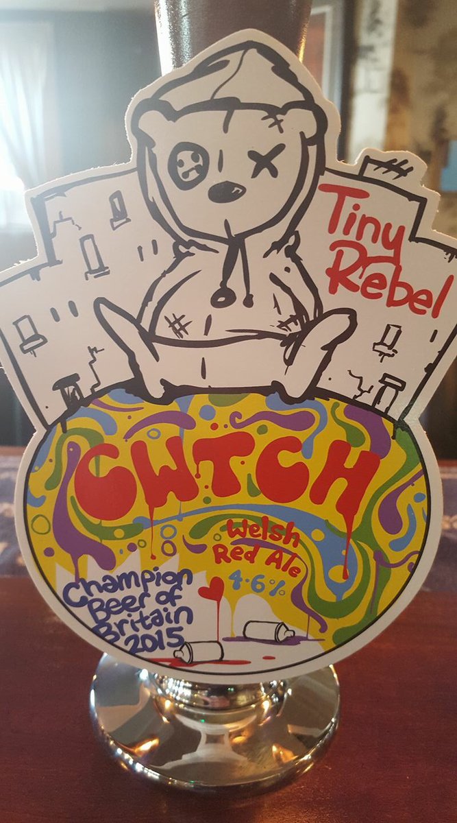 TheParkInn's tweet photo. New guest ale is now on.. Cwtch by @tinyrebelbrewco 👍🍺 https://t.co/Pj5n0rol9s