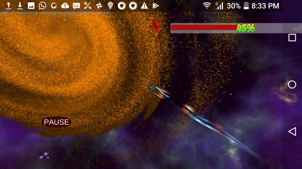 shaldar44's tweet photo. Galaxy approach Levels https://t.co/U6Log9H7rF 
#freegameplay #unity #googleplay #betatest #download #screenshotsaturday #mobilegame #space https://t.co/plWFJk6Rai