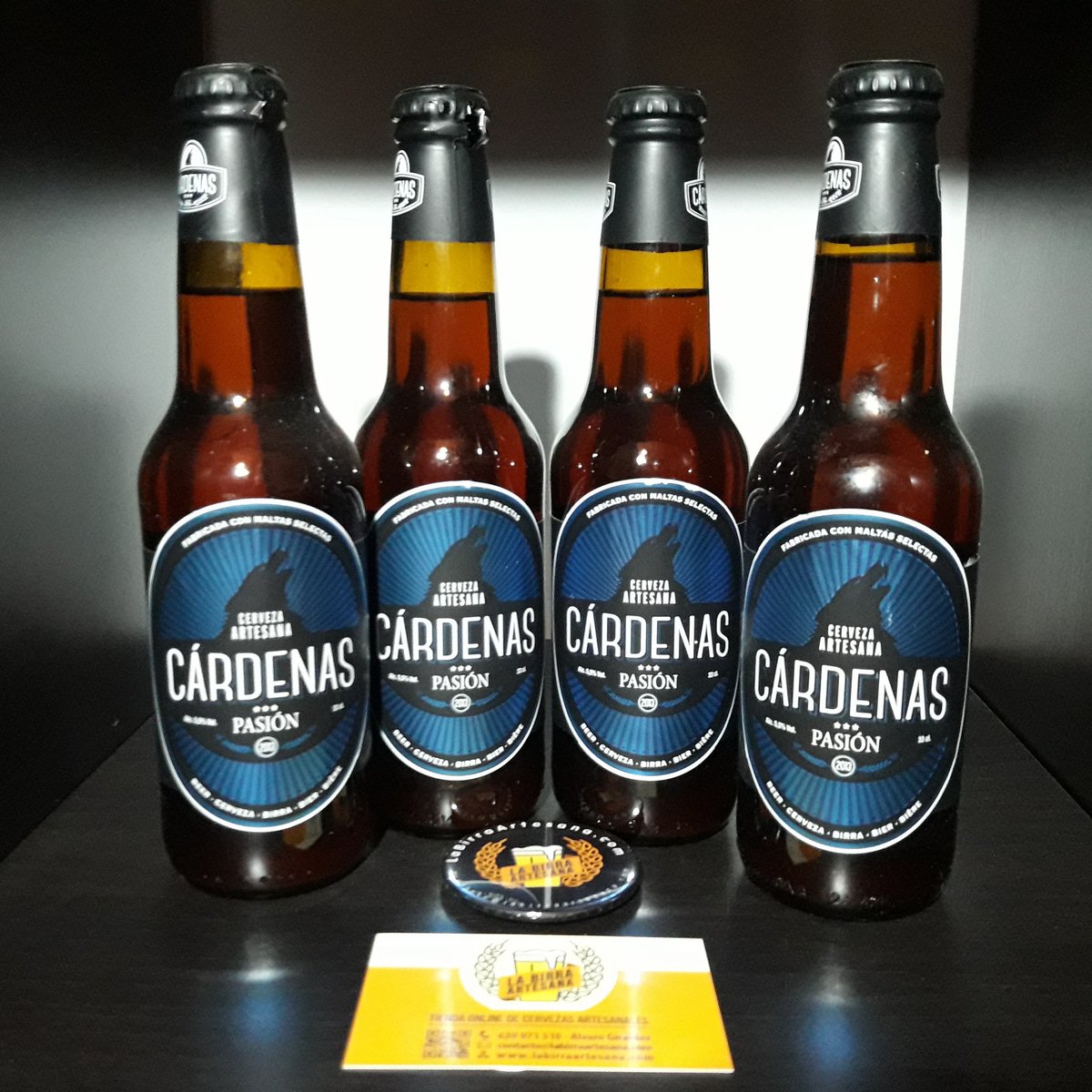 LaBirraArtesana.com
#Cerveza #Artesana #Cardenas #Pasion #AmericanAmberAle 5,5% por solo 2€ #Beer #Craftbeer #Bier #Biere #Birra