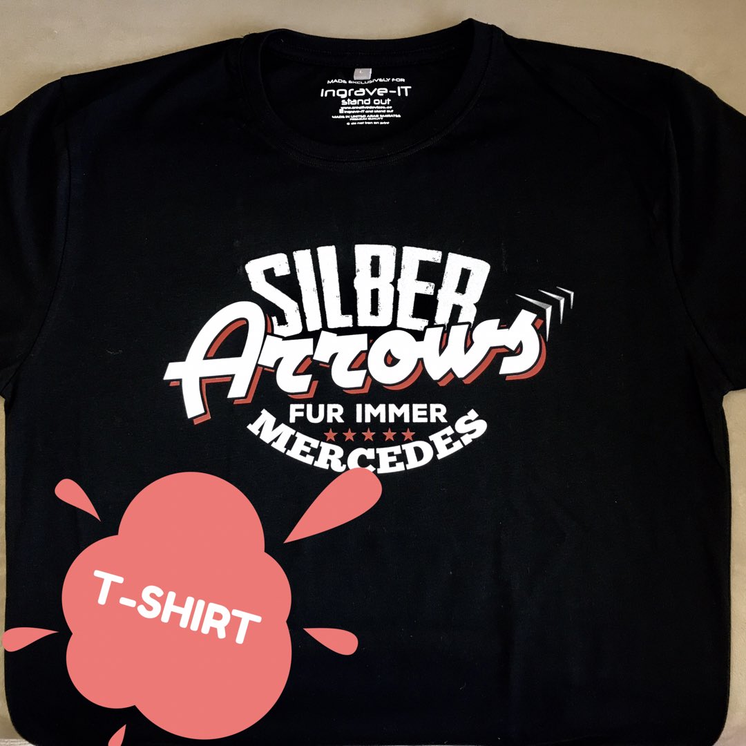 SilberArrows's tweet photo. Check out our new T-Shirt? Cool or not? Would you buy one...? #silberarrows #tshirt #mercedes #luxury #mercedesbenz https://t.co/rCoM1ALs3B