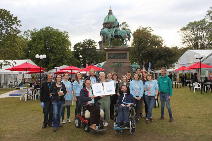 edbookfest's tweet photo. We are thrilled to have been awarded two @EuansGuide Accessible Festival awards! 
https://t.co/KkQLeaZFa5 https://t.co/6F2KAgutMG