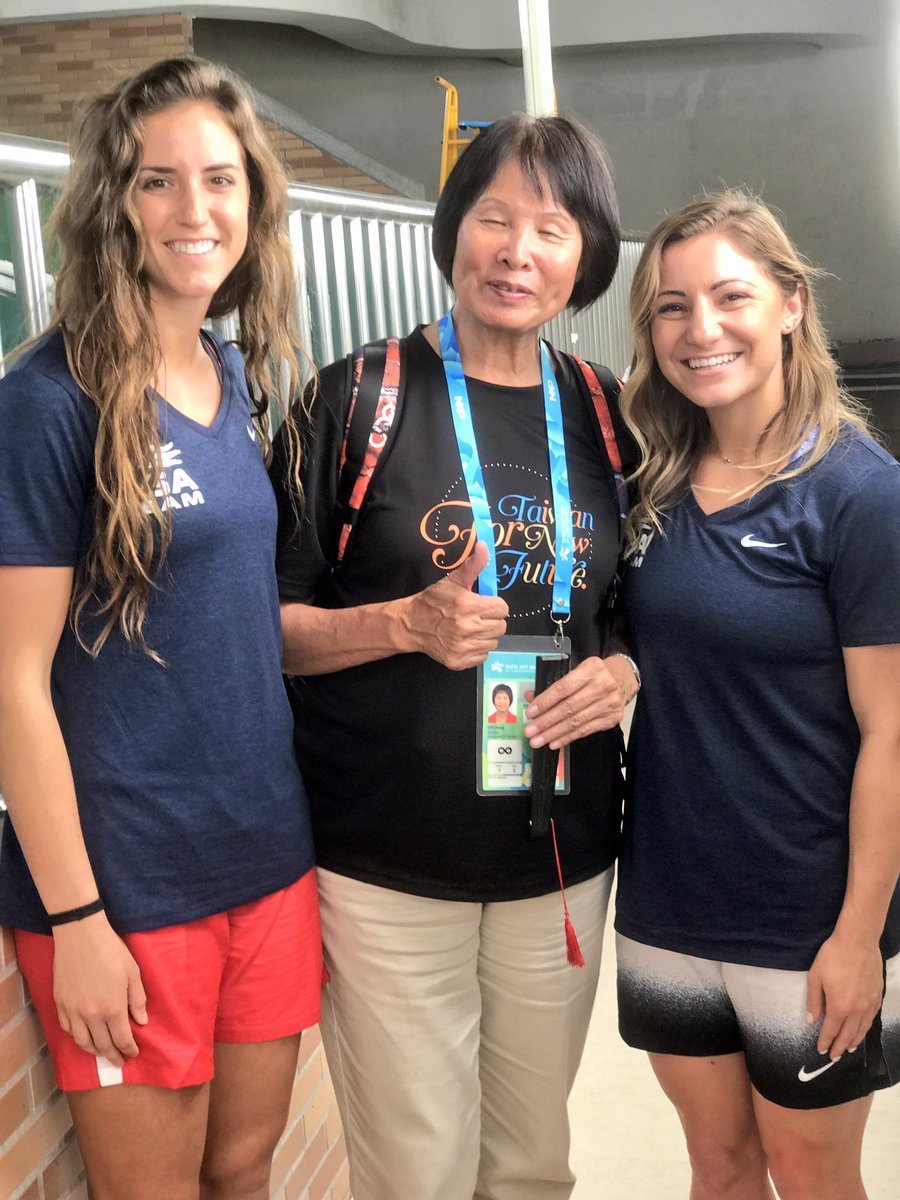 StrictlySoccer2's tweet photo. Hannah Seabert, Rylee Baisden and Chi Cheng Gender Equality Forum #GECTaipei https://t.co/22Cb32E7ih