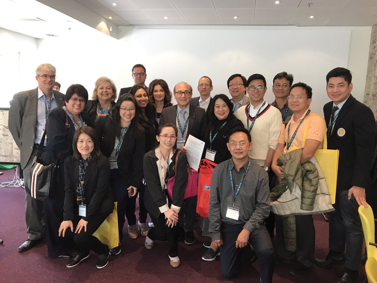AdaPeck's tweet photo. Happy workshop attendees! Many thanks to all presenters/facilitators. Excellent #PCW3 #AMEE2017 https://t.co/tX377O6L4w