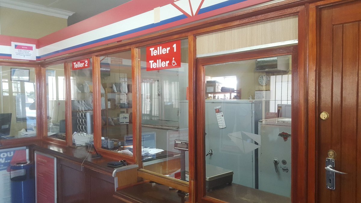 sbungalwa's tweet photo. Waited 7mins at @SAPostOffice nahoon. No teller. walks in with bags from Spar. No apology.gets worse. Gives me empty envelope. Parcel stolen https://t.co/kCvl7CKxkO