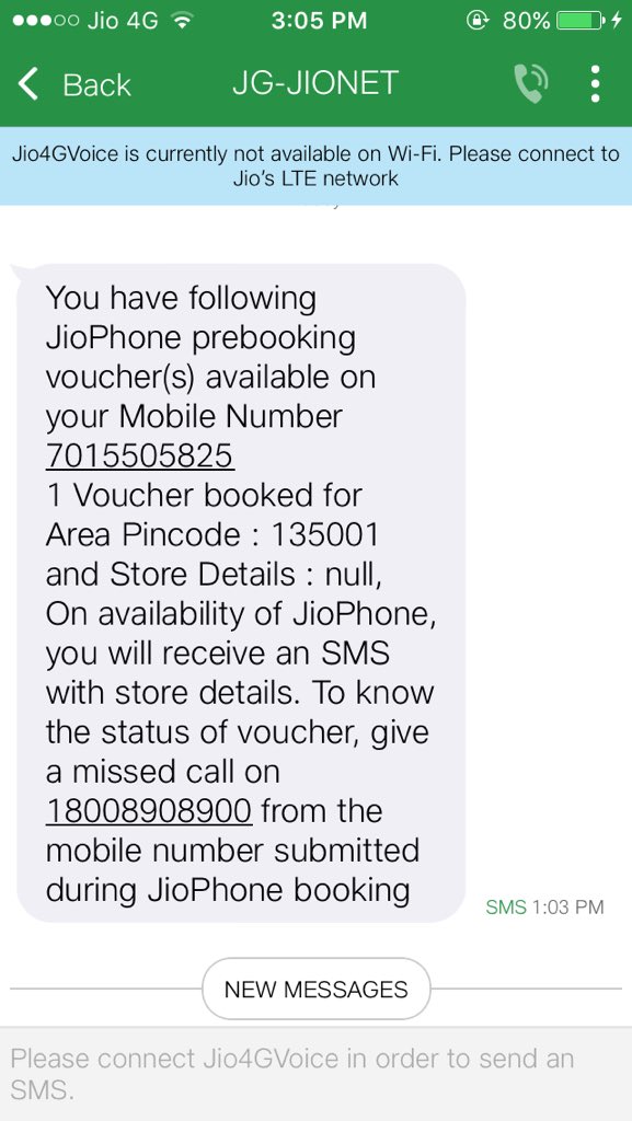 _karan_saigal_'s tweet photo. @JioCare What is null i didnt get this because confirmation msg is very different with this https://t.co/c0qWbQQ1w4