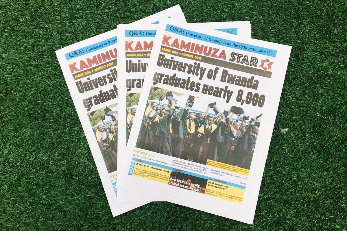 TowardsANewSJC's tweet photo. The 2nd issue of #KaminuzaStar – the student newspaper of SJC – fresh from the print! Co-funded by Sweden #media #journalism https://t.co/0mvNxq1ldL