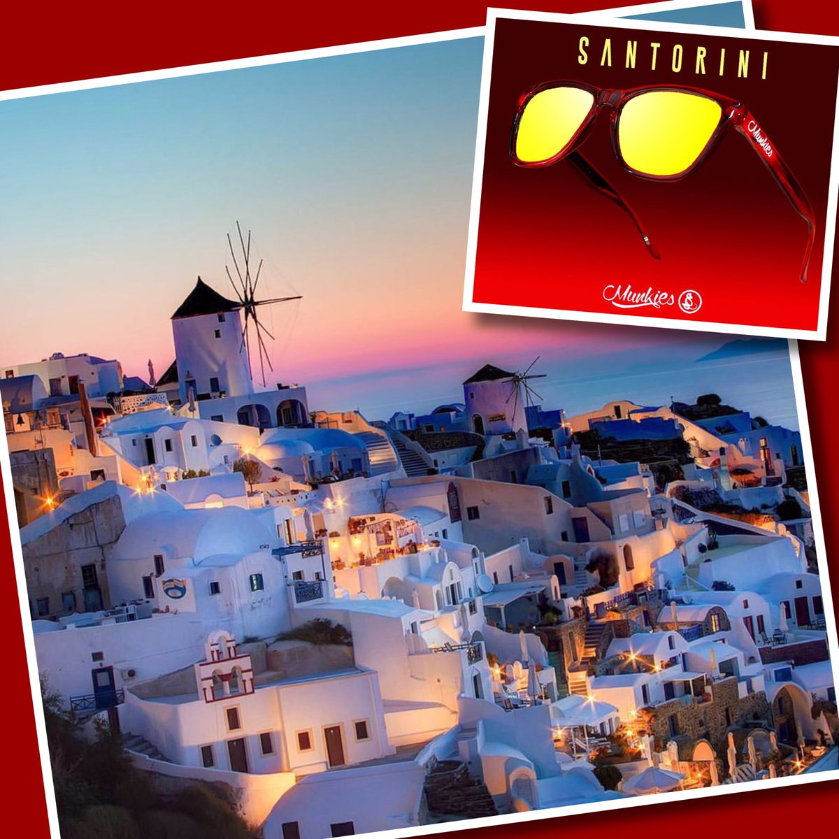 Las Munkies se inspiran en lugares que emocionan!
SANTORINI: puesta de sol espectacular
Cuál es tu puesta de sol favorita?