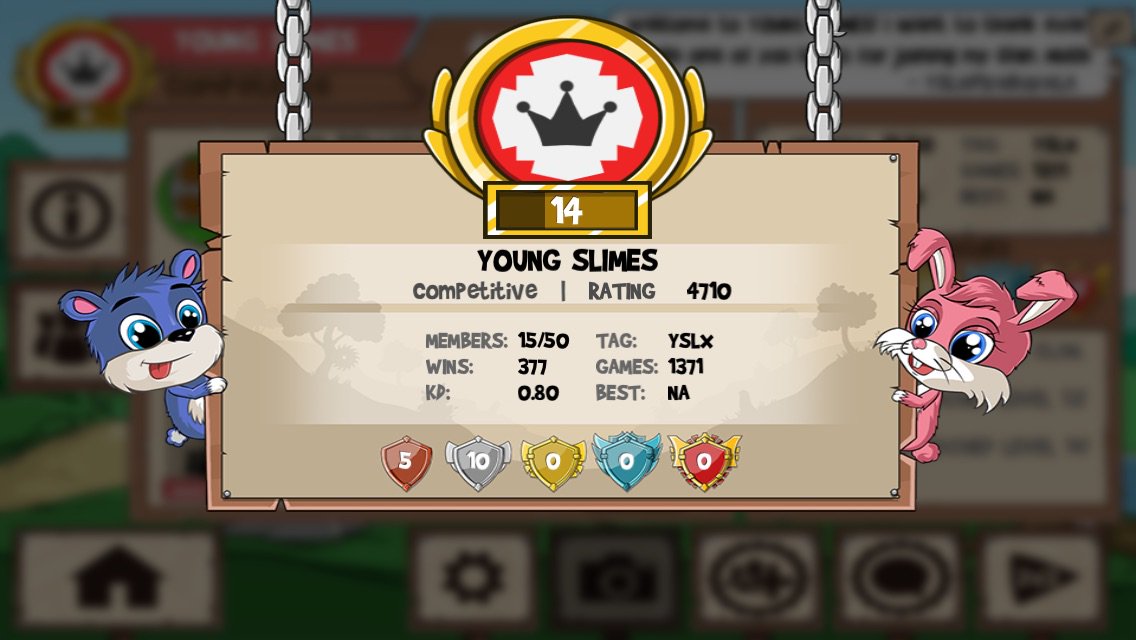 Spifey's tweet photo. Represent! #YOUNG SLIMES #funrun2 #clans https://t.co/D77weRvZ5i