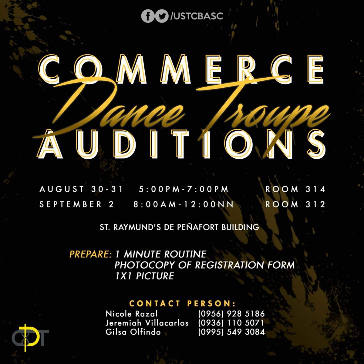 USTCBASC's tweet photo. Hilig mo ba ang pagsasayaw? Sumali na sa Commerce Dance Troupe at irepresenta ang ating Kolehiyo. https://t.co/lhG5n1YSwy