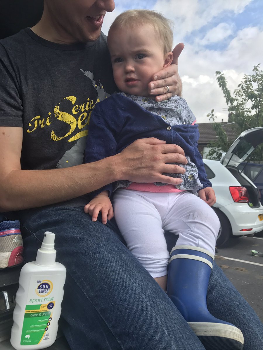 Always happy to look after the support staff!! Thanks @SunSenseUK protecting baby skin from harmful rays #sunsprotection
