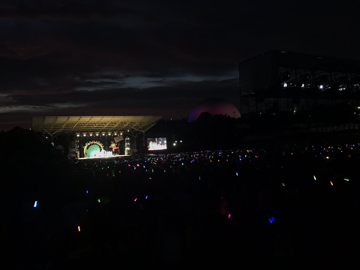 ebichu_staff's tweet photo. ファミえんinモリコロパーク終わりました！
最高の夏をありがとうございました☺︎
帰るまでが遠足！
ファミリーの皆様、お気をつけておかえりください。
現在、秋ツアー、莉子と美怜の生誕ソロライブFC受付中！

#ファミえん17 #モリコロパーク #えびごろうところまる #エビ中 https://t.co/fEKblOKIAI
