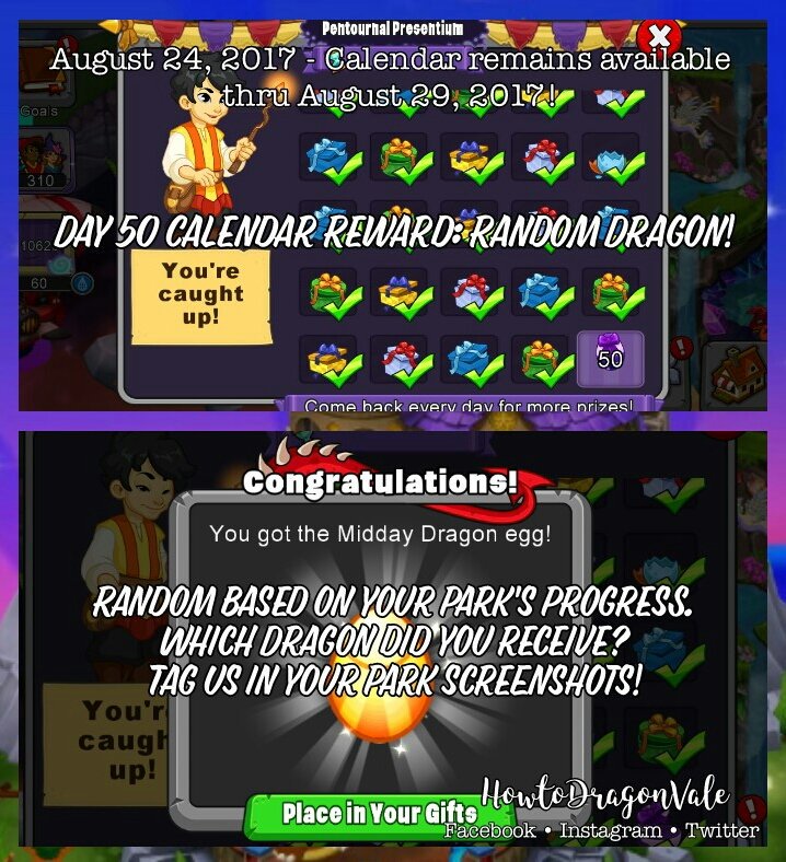 HowToDragonVale's tweet photo. Day 50 😭 final day of the Pentournal Presentium. Reward: Dragon! #RoarOfTheRift #DragonVale #ArcanePentournament2 #ArcanePentournament2017 https://t.co/pNshz59llv