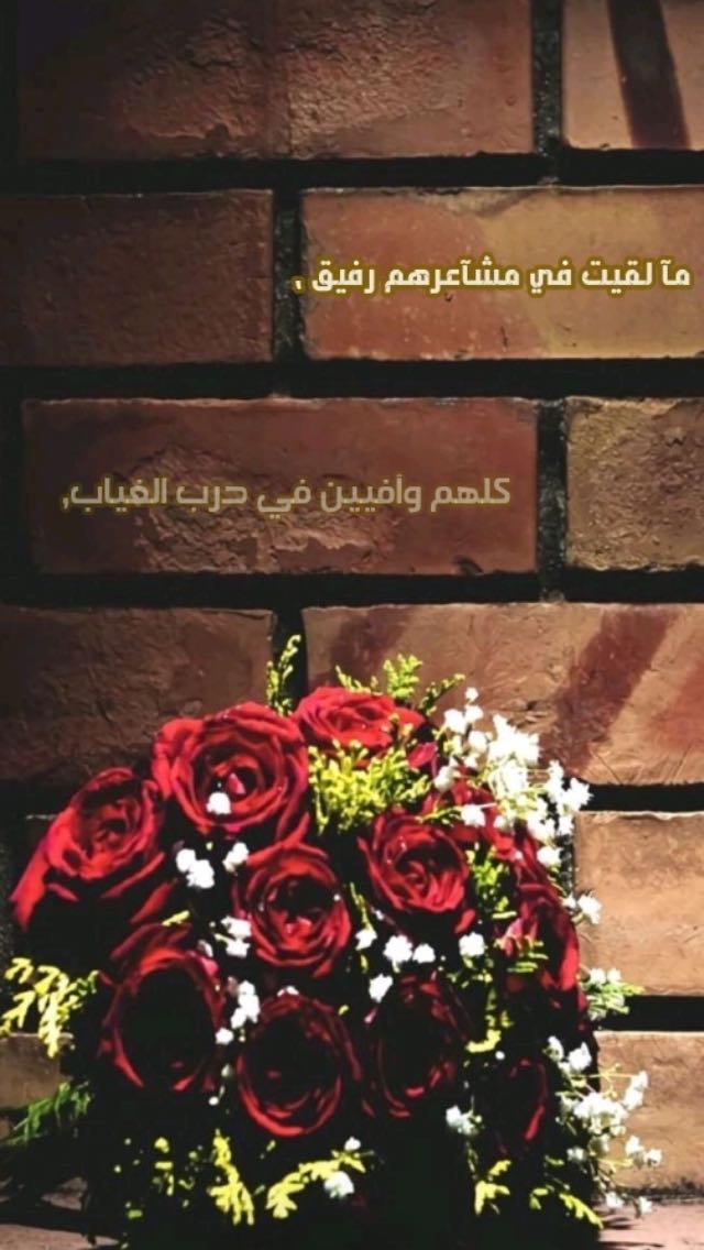 M_alBrNss's tweet photo. ما لقيــت في مشاعرهم ¶ رفيـــق ¶
¬
¬
¬
كلهم وافيين في درب ¶ الفـــراق ¶ https://t.co/L5fTXAM2hZ