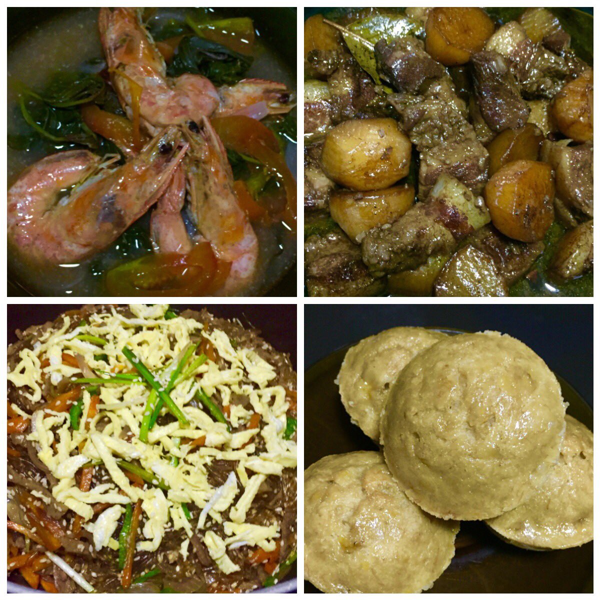 RealiTVFan's tweet photo. Hungry much? 😅😋 #sinigangnahipon #slowcookedadobo #japchae #bananamuffins #saturdaymenu #homecooking #blameitontherain
Have a great night! https://t.co/Y7LWLt6Bvv