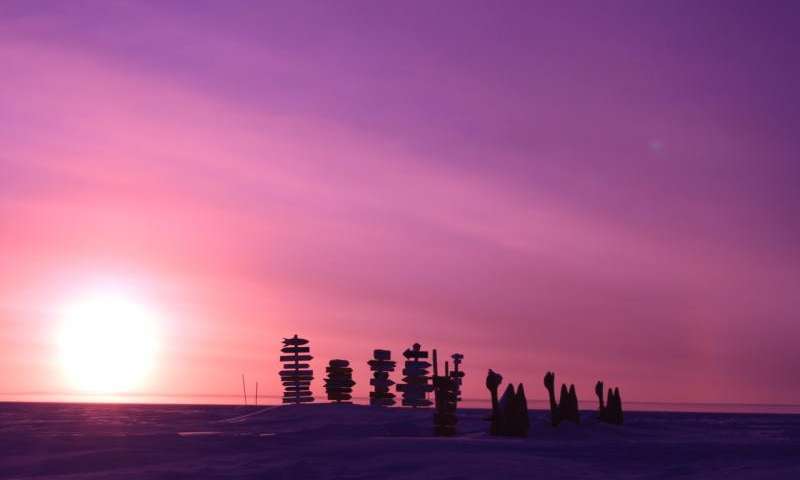 Antarctic_ALE's tweet photo. Return of the sun at #Antarctica's Concordia research station https://t.co/EeFzGtuxlr https://t.co/puJvPMu9pN
