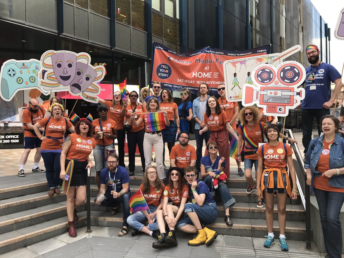 SheenaWrigley1's tweet photo. Proud to be @HOME_mcr. Setting off .... #ManchesterPride2017 #theresnoplacelikeHOME https://t.co/j8Jpehjdzi