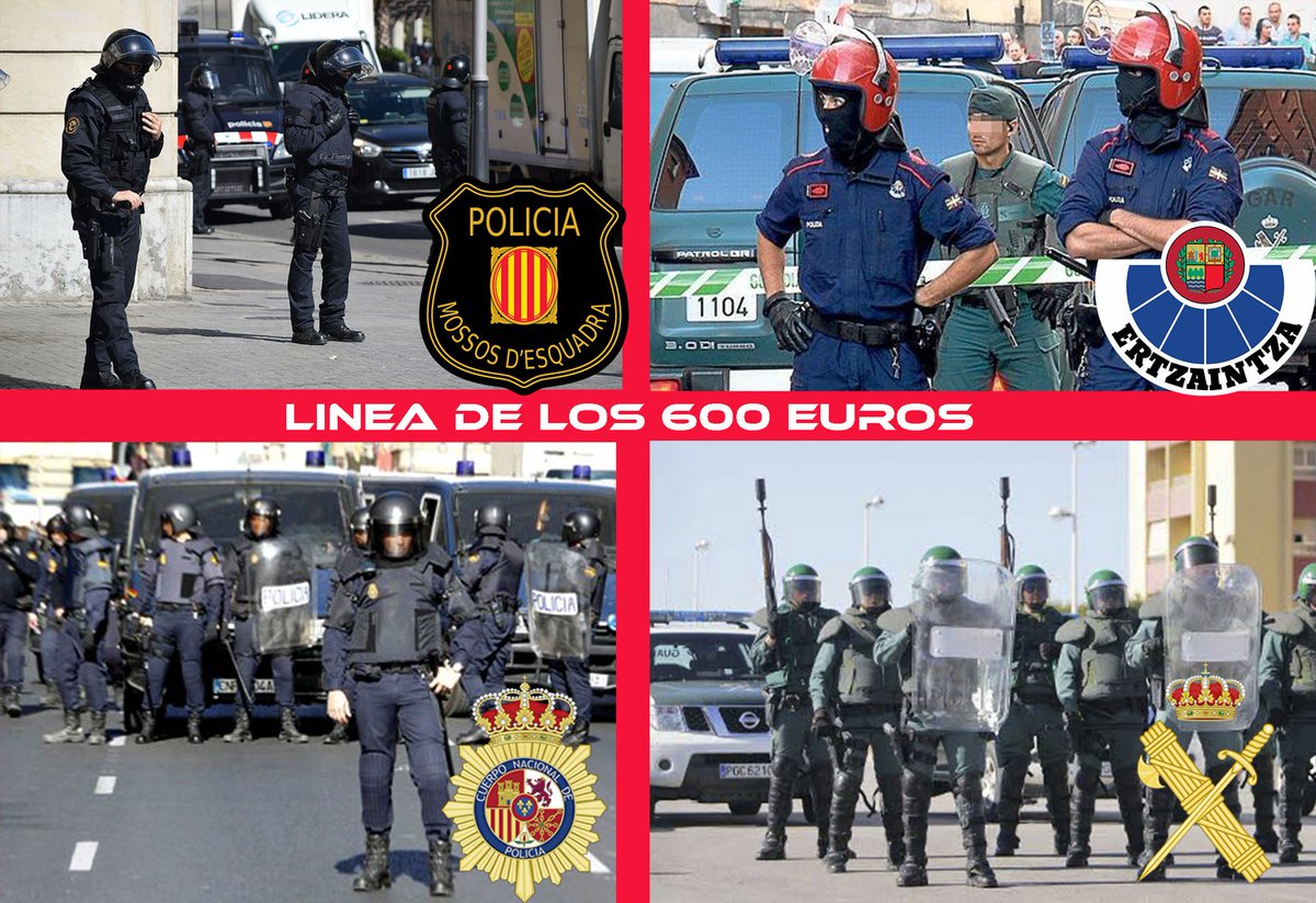 jusapol's tweet photo. #JUSAPOLunePNyGC Ya está bien de ser la Policia Low Cost @zoidoJI Hay una brecha de 600 €  @el_pais @europapress @isanseba https://t.co/fmJI3EDvhc