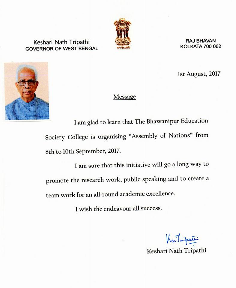 bescaon's tweet photo. With the blessings of Shri Keshari Nath Tripathi Ji, Honourable Governor of West Bengal, we have promised to rise this fall. #Risethisfall https://t.co/bUjhGtHewt