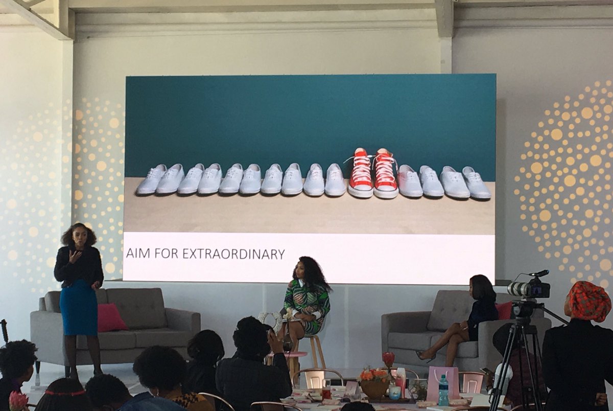 SAYesMentoring's tweet image. This is what a stage full of woman power looks like! 😍 @PhutiMahanyele @tembisa @Allegro_D all talking mentoring. @DawnBeauty_ZA #yougotthis