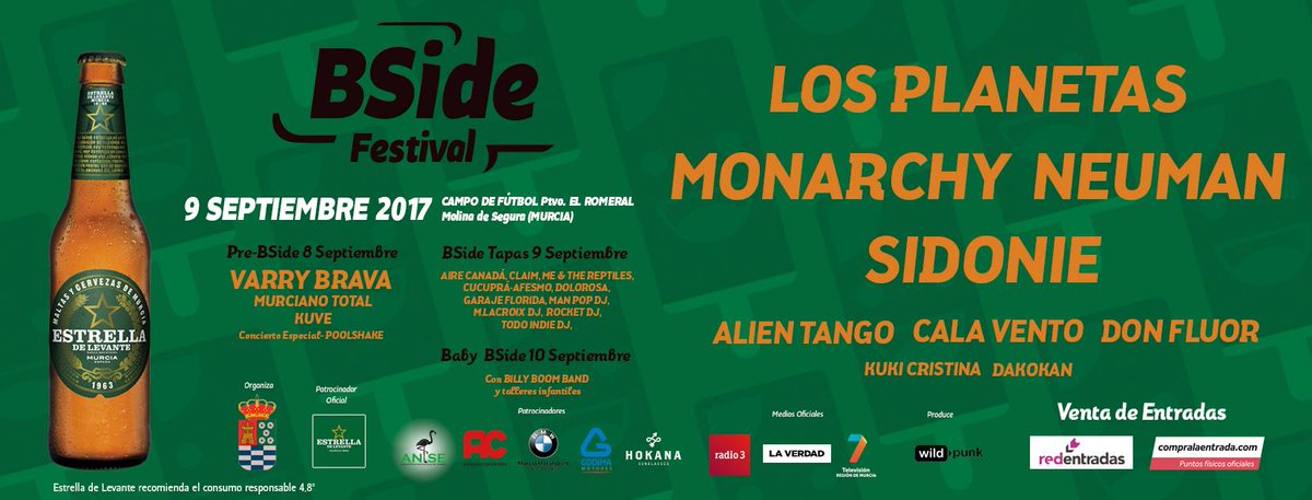 FESTIVALES: Horarios, actividades paralelas y entradas. Todo lo que necesitas sabes sobre el <a href="/B_SideFestival/">B-Side Festival</a> elbackstagemag.com/bside-festival…