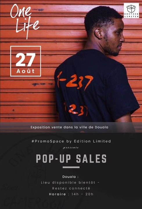 Fred_bobb's tweet photo. Douala demain ! #PromoSpace2 derrière l'annexe Muna, Bonanjo. @Limited_Fashion @Edition_Limitd #1Life https://t.co/Wgb9C3YMkM