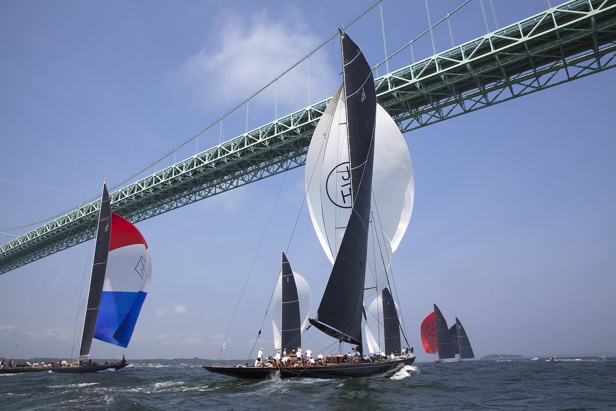 FitzMarine's tweet photo. Last day of racing @OfficialJClass World Championships here in #Newport, Rhode Island, everything to play for between these beautiful yachts https://t.co/MEaL9tsZKX