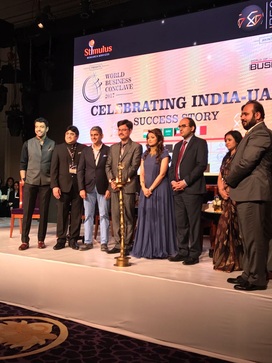 ranveerbrar's tweet image. Proud to be part of the World Business Conclave 
#UAE #GlobePremiumAwards