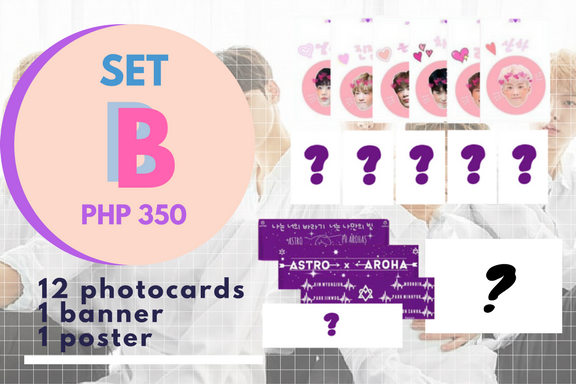 AROHEARTPH's tweet photo. ⭐️ SET B ⭐️
PHP 350
12 Photocards + 1 Banner + 2 Posters
#ReadyGetSETGo https://t.co/hGvaa5ILhY