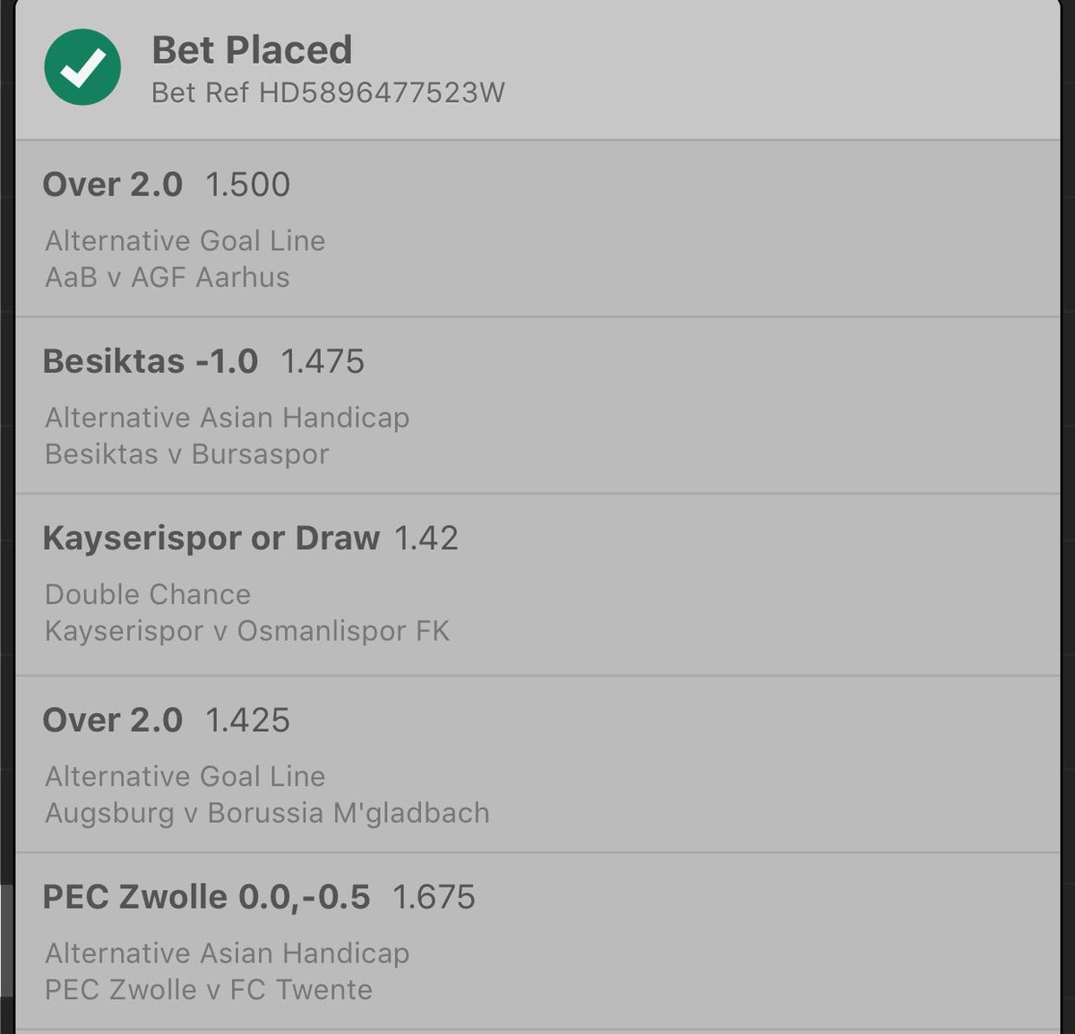 DubsandTrebs's tweet photo. #DailyFlutter
Odds: 7.49 - 1.0u https://t.co/0cg9FLsLFr