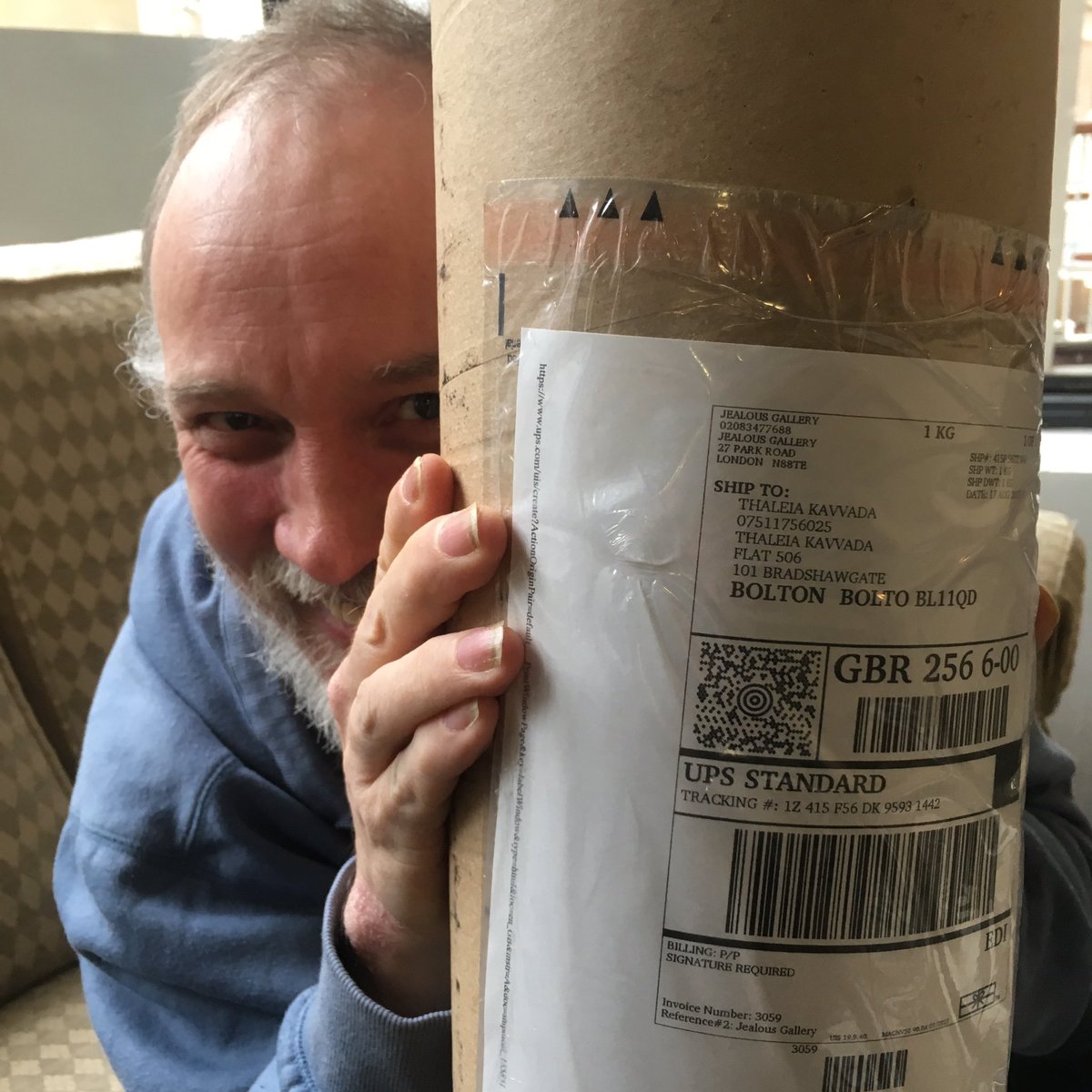 JasonSimpsonArt's tweet photo. Best BiRtHdAY Ever! #Screenprint by @MotifPrints @GretaBalciunait &amp; @eglesaka from @jealous_gallery Can't wait to get framed #Screenprinting https://t.co/Jifn8W2PuU