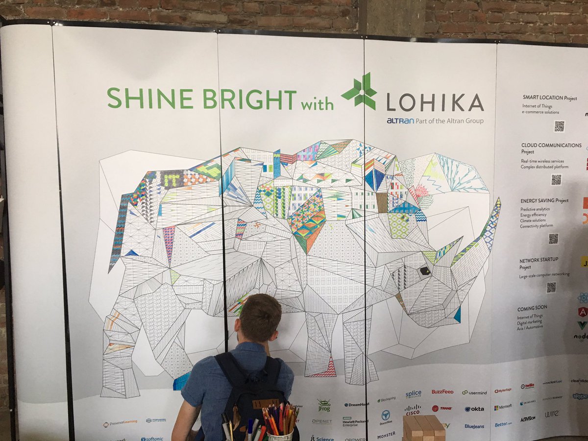 servika's tweet photo. #JS #LvivJS #Lviv #jsconference #lohika :) https://t.co/kfUGejBL7x