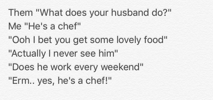 _RebekahHenry's tweet photo. This ππΌ every time I go to any event or family do, im sure today will be no different! #cheflife #chef #Hospitality #chefwidow https://t.co/ELnuDFpGsi
