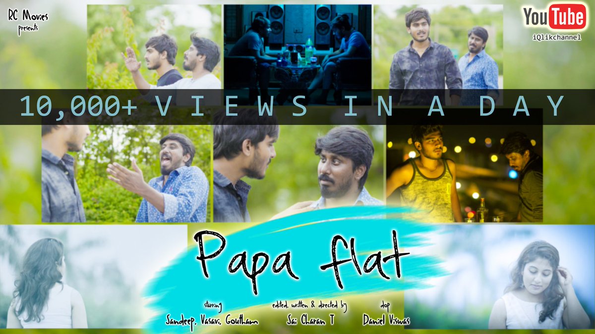 Charan3107's tweet photo. Very happy with the outcome of #PapaFlat and the way people have received it. Now it's time to get back to mainstream. #FocusChange https://t.co/oMN7L6SjN5