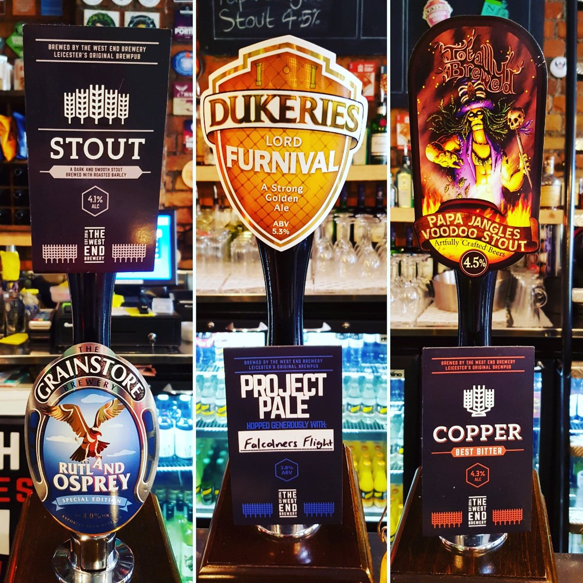 Bank holiday beers ahoy! <a href="/totallybreweduk/">Totally Brewed</a> <a href="/DukeriesBrewery/">Dukeries Brewery</a> <a href="/thegrainy/">Grainstore Brewery</a> #local #brewpub #realale #BankHolidayWeekend