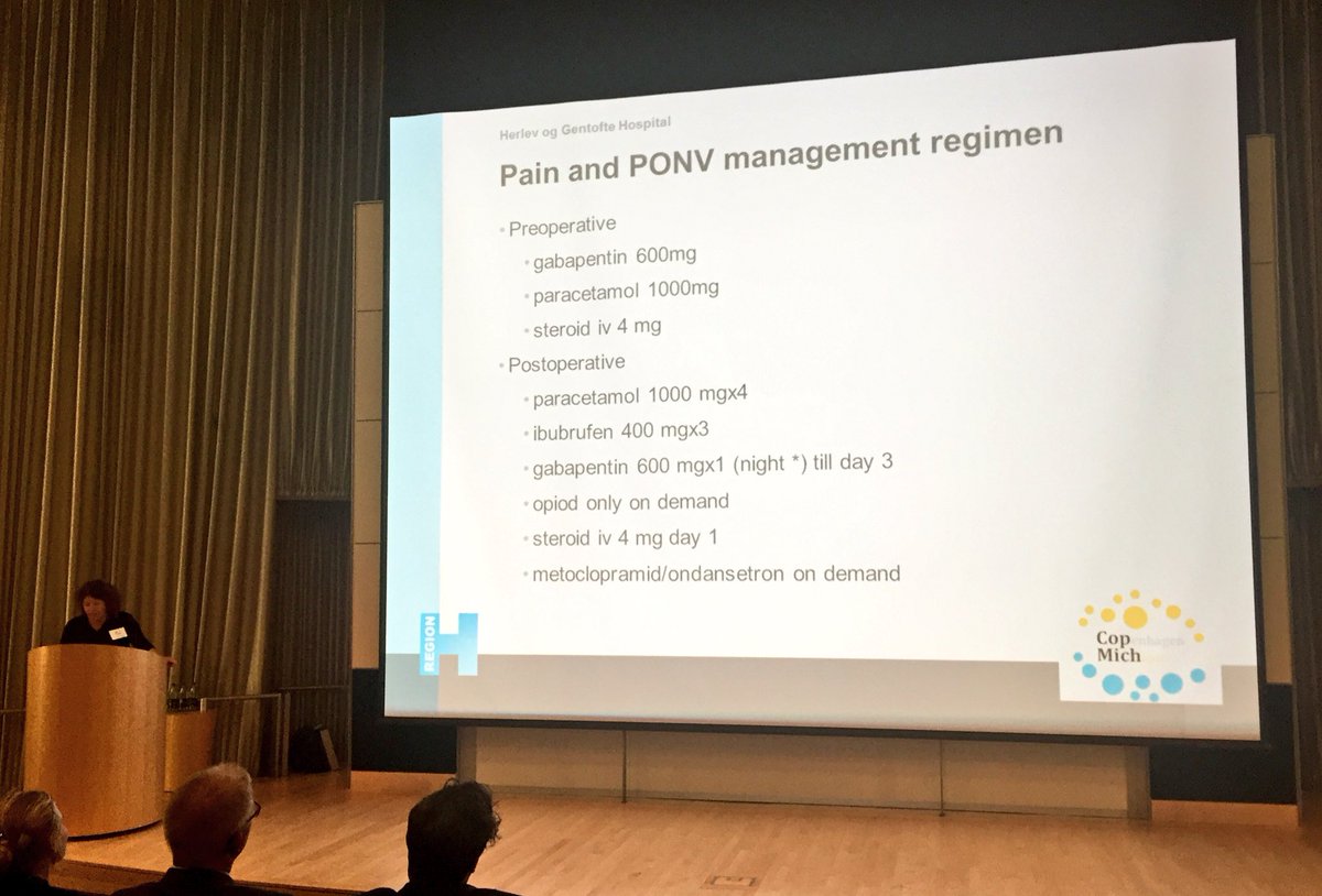 jimdupree4's tweet photo. Dr Gitte Lam from Herlev Hosp with impressive non-opioid pain control after Robotic cystectomy #CopMich17 https://t.co/E6F6f7y2m9