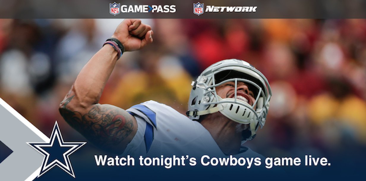 Dallas Cowboys on X: '#OAKvsDAL tonight & you can watch LIVE with @NFL  Game Pass! Start your free trial here:    / X