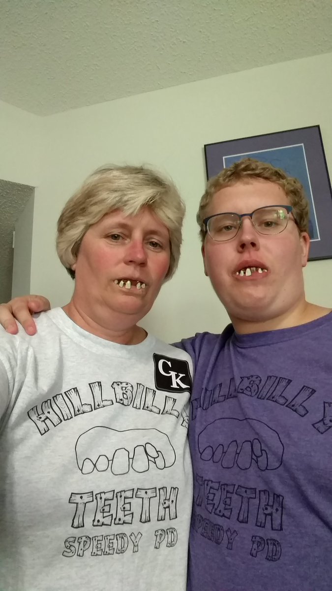 Bork1965's tweet photo. We love our Hillbilly Teeth shirts from @ThreadTees . #speedyPD https://t.co/5Uk6vB64xc