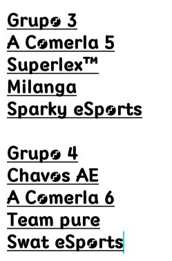 LigaEsbirro's tweet photo. Acá están el 3 y 4 grupo https://t.co/4rLkYLh9yU