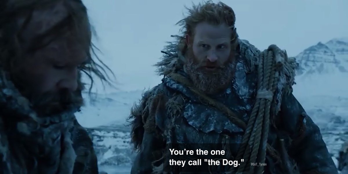 GoT_Tyrion's tweet photo. Love the Hound! #NationalDogDay https://t.co/DGi1DDFzQh
