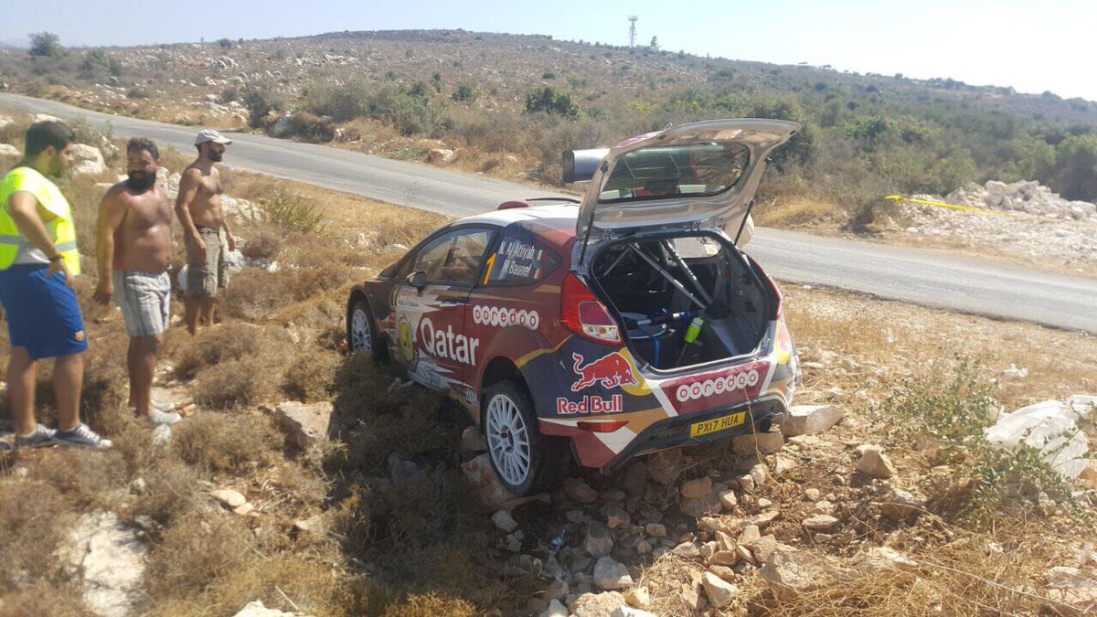 LBCISports's tweet photo. ๐ธ Qatarian @AlAttiyahN is out of #ROL2017 ! Crew is OK โ ๏ธ https://t.co/DtxhQFCNuz