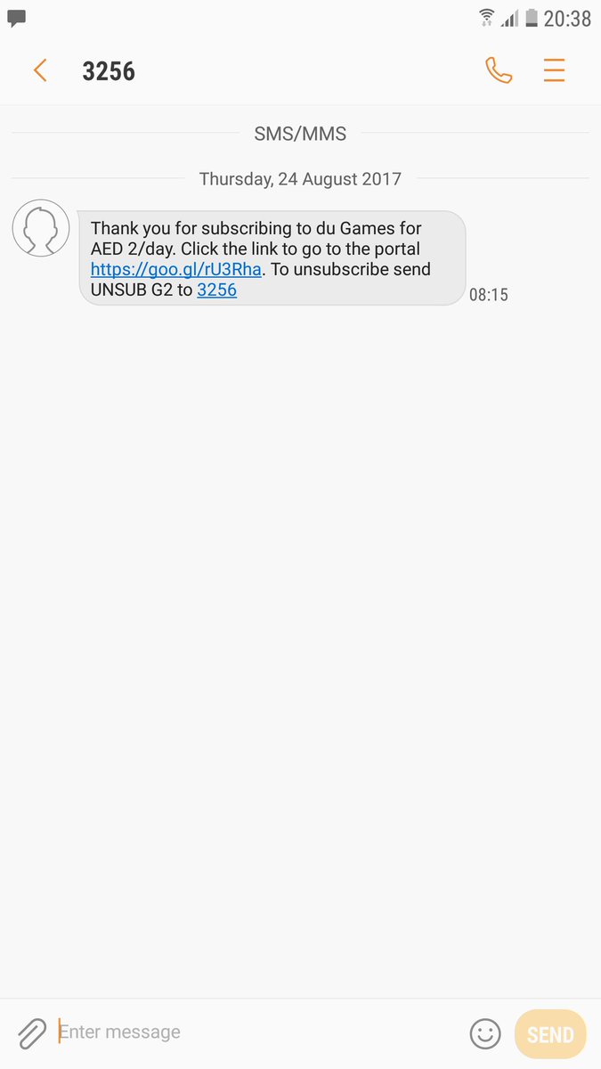 SyuseF's tweet photo. @dutweets i never subscribed to any games and got this SMS...plz help https://t.co/vXmzCk12jb