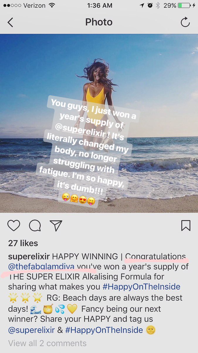 dmk54469's tweet photo. OMG! TU @superelixir!!! Beyond excited. #superelixir #ellemacpherson https://t.co/b91rKLGVSJ