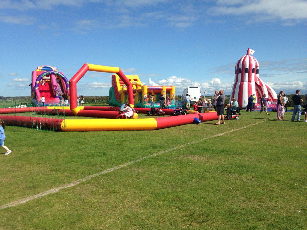 Today's Fun Day at Rhosneigr School. Well done to the organisers.