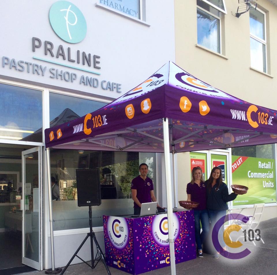 JP_Cork's tweet photo. Great morning in #Mitchelstown with the @C103Cork Roadshow along with the #StreetFleet at Praline Pastry Shop and Cafe       #Cork https://t.co/0yopzYh52d