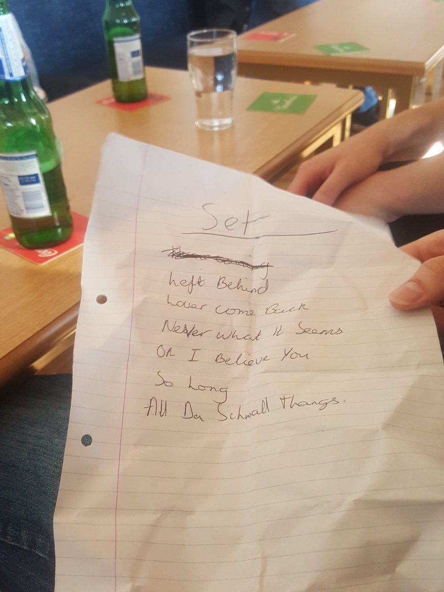 TheRealDeaders's tweet photo. Exclusive early sneak peak at Joe Beard's #jimmyfest set list https://t.co/CWkAyo1ROO