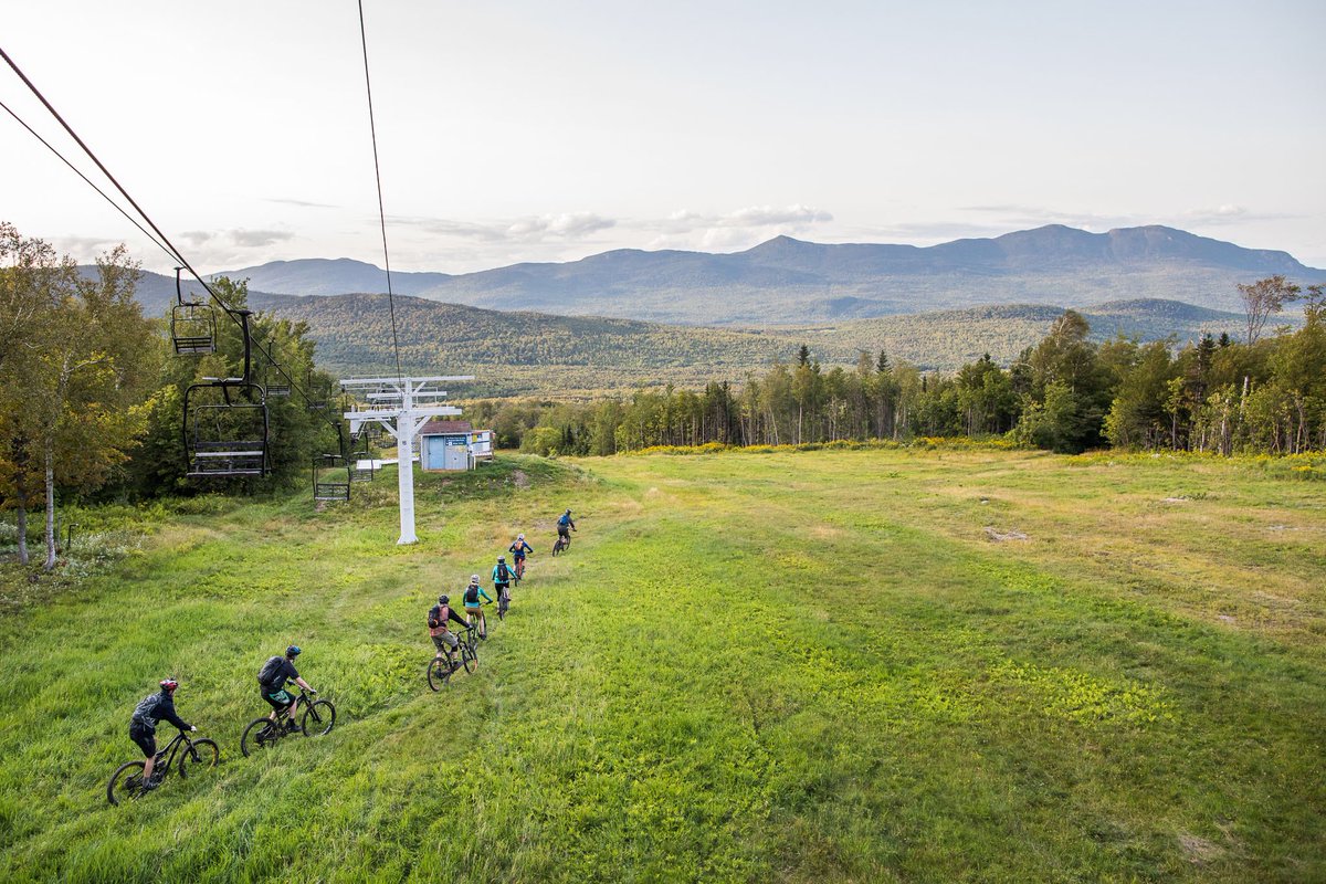 SugarloafMaine's tweet photo. The path less traveled has a killer view 👌🏼#the Loaf #mtbfest https://t.co/Sgci8Rctcf