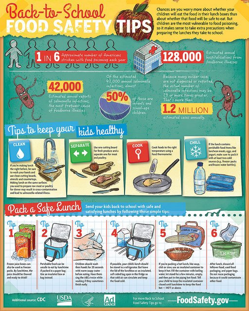 illinoispta's tweet photo. How to Safely pack a Sack Lunch- tips- ideas: Safehttp://ow.ly/krtI30eGdJd @USDAFoodSafety #FoodSafety #IllinoisPTA #ParentTips https://t.co/o1GN6A9ZnW