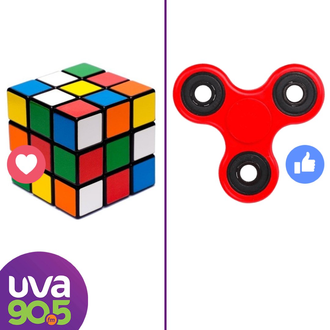 UVA905FM's tweet photo. ¡#CuboRubik vs #FingerSpinner!
¿Cual prefieres?
Cada generación tiene sus formas de entretenimiento. https://t.co/gnpqv13wlh