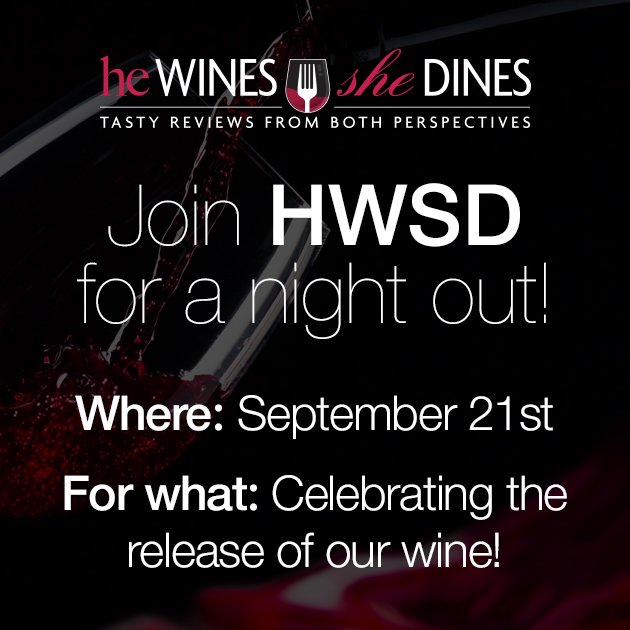 hewinesshedines's tweet photo. What's happening on September 21st that you won't want to miss? HWSD's wine dinner and release party! #ordertickets https://t.co/1N3jTe8PCd https://t.co/6DVw72MuR2