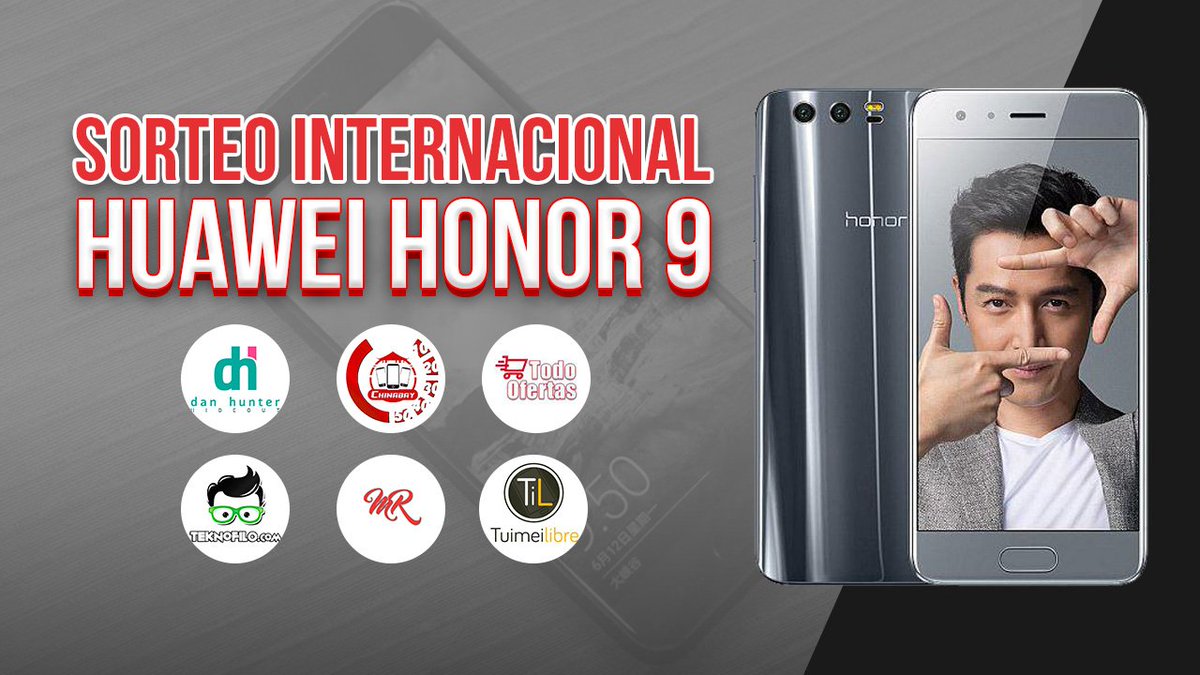 Teknofilo's tweet photo. ¡Sorteo internacional de un Honor 9! ¡Participa y gana! https://t.co/jiXhKsOZv5 #SorteoHonor9 https://t.co/7XmdSGGdNF